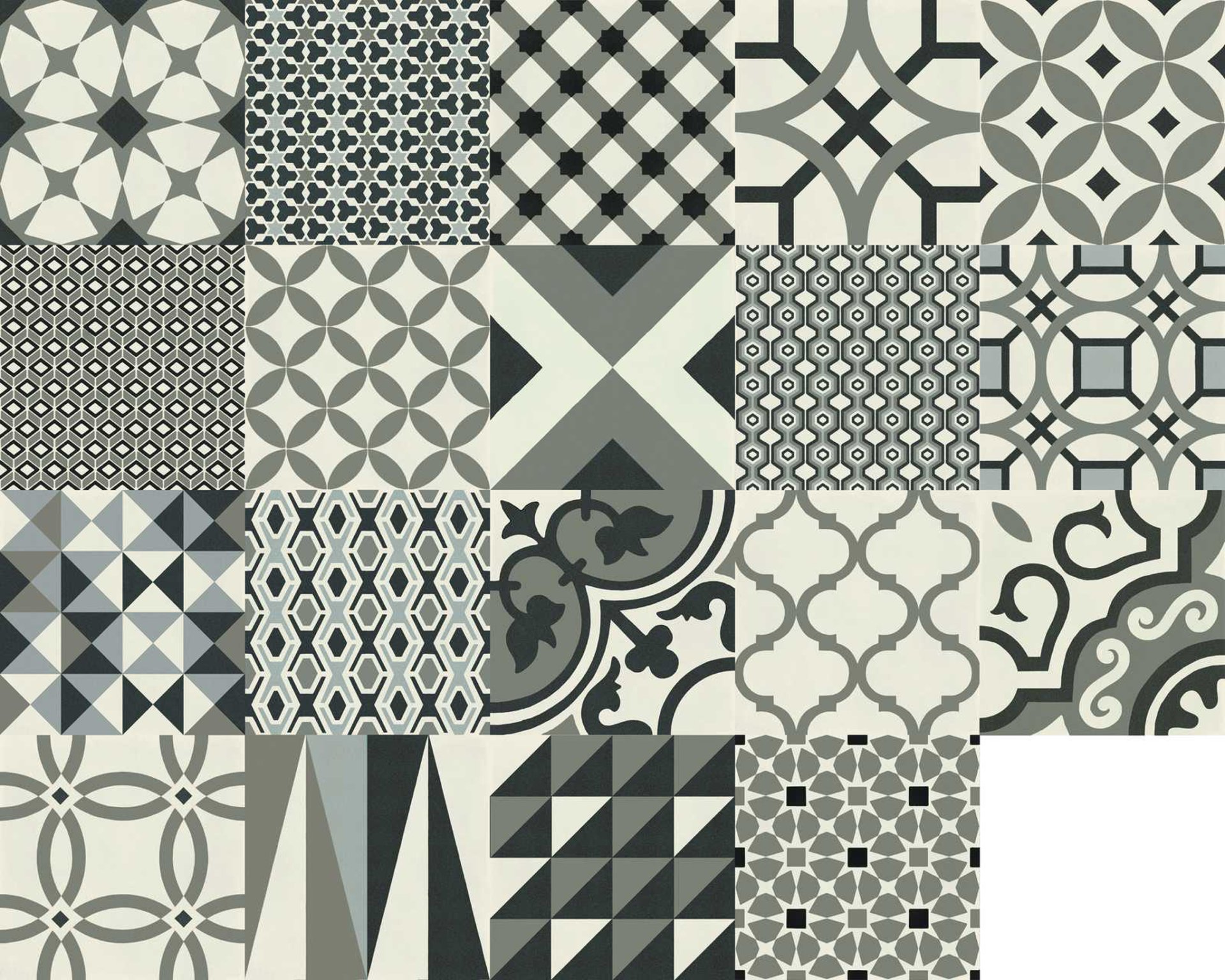 Marazzi D_SEGNI - dlažba M0UU DEC. MIX CALDO 20x20