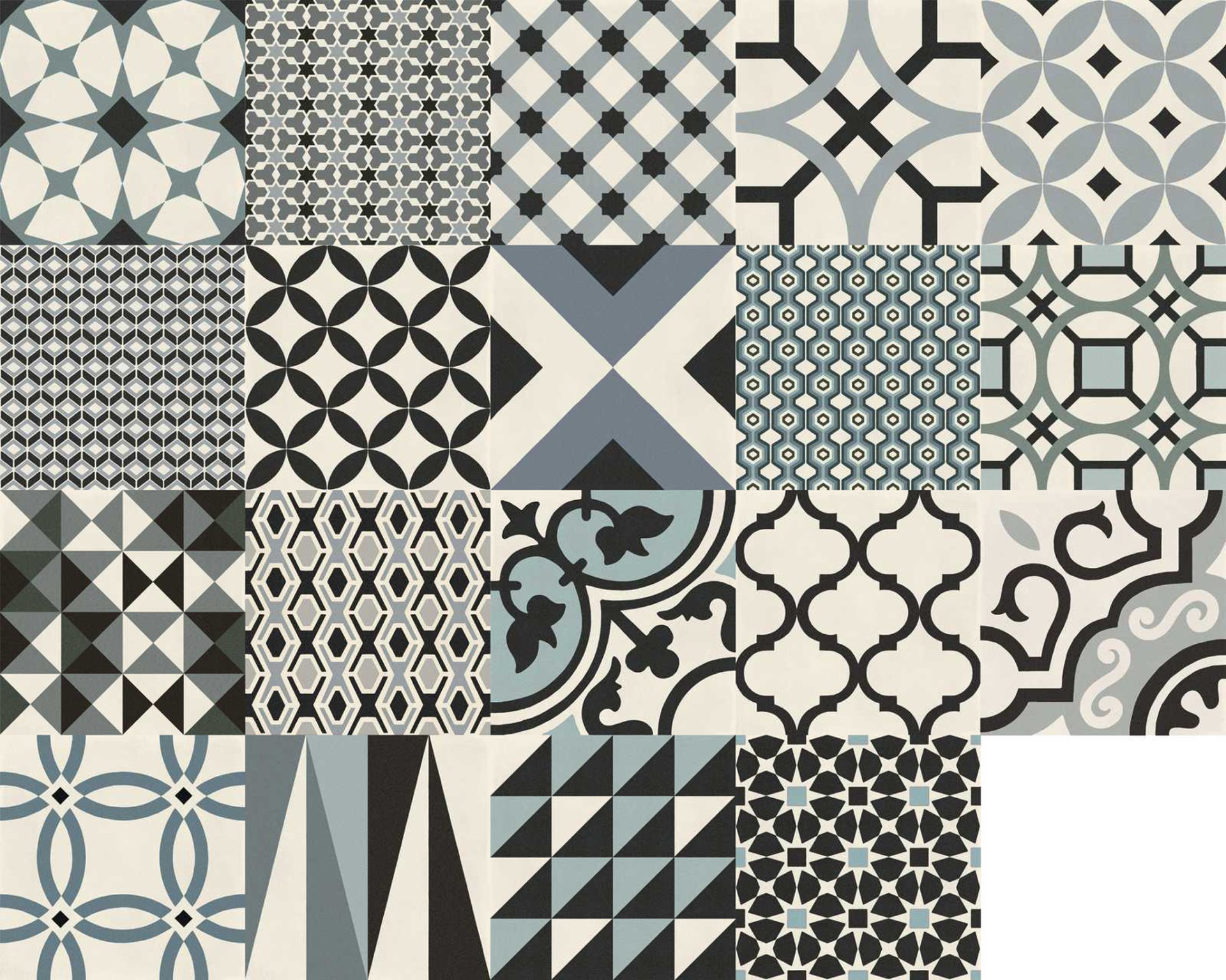 Marazzi D_SEGNI - dlažba M0UT DEC. MIX FREDDO 20x20