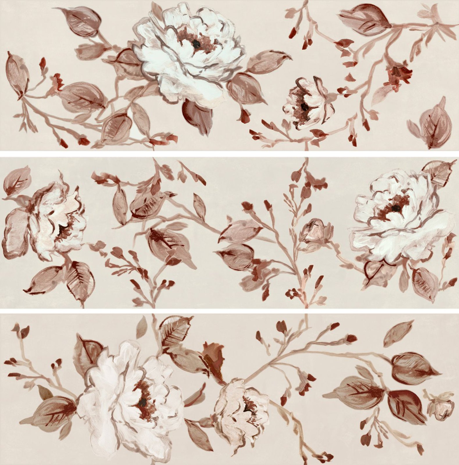 Marazzi CHILL - dekor MAA7 DEC.MELODY IVORY 25x76