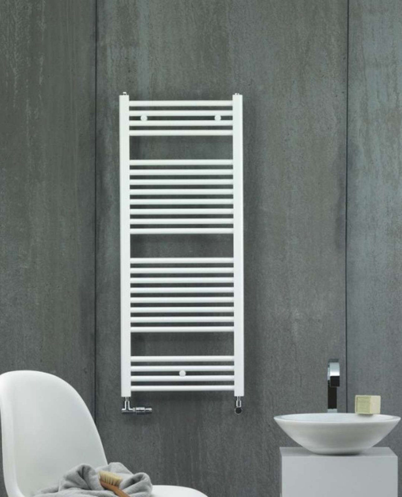 Zehnder Virando - Vykurovacie teleso, 75x150 cm, 986 W, biela AB-150-075