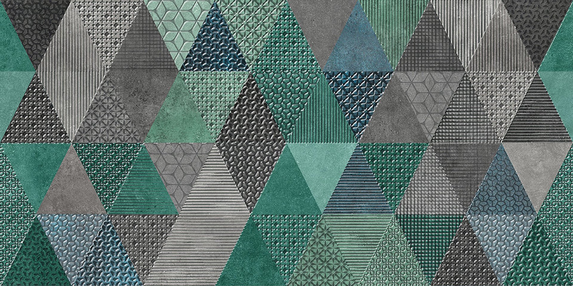 Ceramika Color TOKYO TURKUS - dekor TRIANGLE DECOR DCR58 30x60