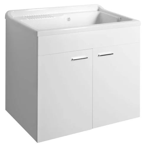 Aqualine - Skrinka pod výlevku 78x70x48 cm, biela 57036