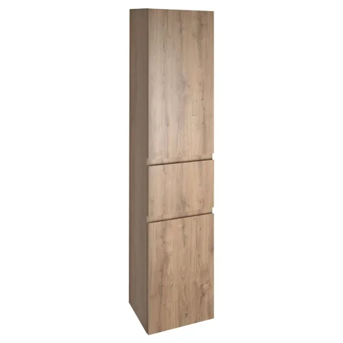 Aqualine Altair - Vysoká skrinka s košom 40x184x31 cm, L, dub emporio AI485L