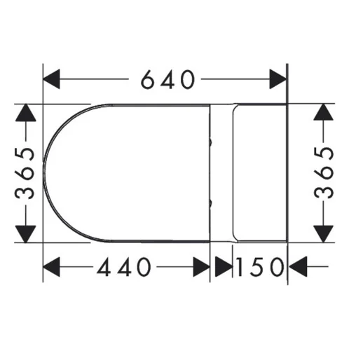 Hansgrohe EluPura Original S - WC kombi s doskou SoftClose, vario odpad, AquaChannel Flush, Rimless, biela 60346450