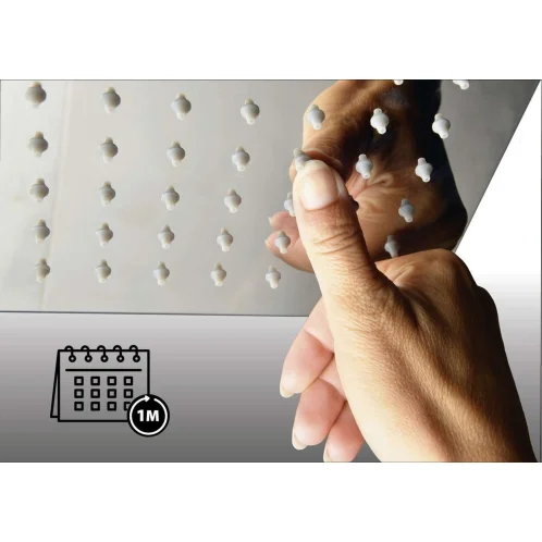 Sapho - Pevná nástenná spŕška okrúhla, chróm AQ741
