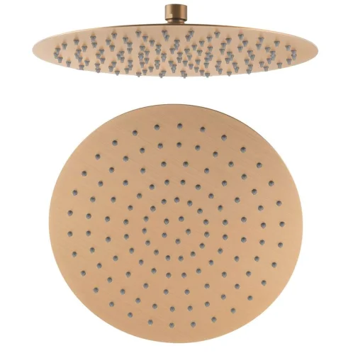 Sapho - Hlavová sprcha Slim, priemer 30 cm, matná meď MS573PG
