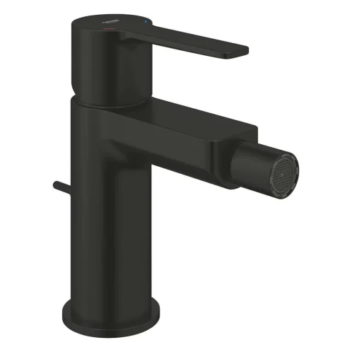 Grohe Lineare New - Bidetová batéria s výpusťou, matná čierna 338482431