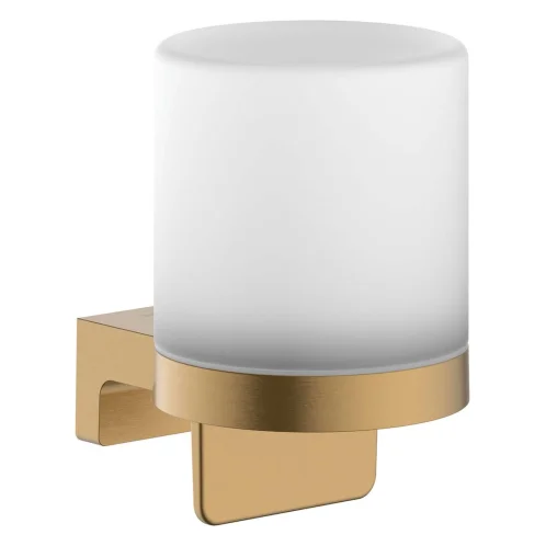 Hansgrohe AddStoris S - Dávkovač mydla s držiakom, matné sklo/kefovaný bronz 41765140