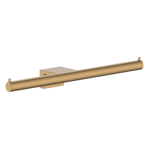 Hansgrohe AddStoris S - Držiak toaletného papiera dvojitý, kefovaný bronz 41768140
