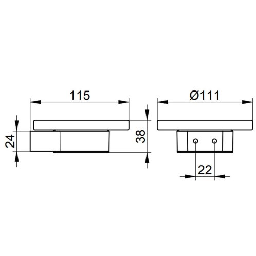 Keuco Plan - Sklenená miska 14955009000