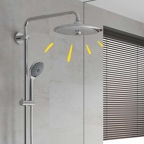 Grohe Vitalio Joy - Hlavová sprcha, priemer 26 cm, 3 prúdy, chróm 26462000