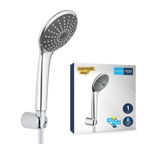 Grohe Vitalio Joy - Set sprchovej hlavice, držiaku a hadice, chróm 27324000