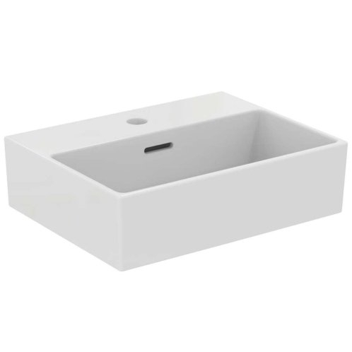 Ideal Standard Extra - Umývadielko na dosku, 45x35 cm, s prepadom, otvor na batériu, biela T391701