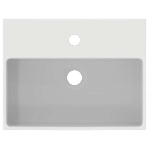 Ideal Standard Extra - Umývadielko na dosku, 45x35 cm, s prepadom, otvor na batériu, biela T391701