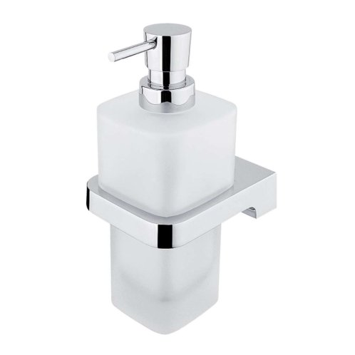 Nimco Maya - Dávkovač mydla s držiakom, matné sklo/chróm MA 29031H-26