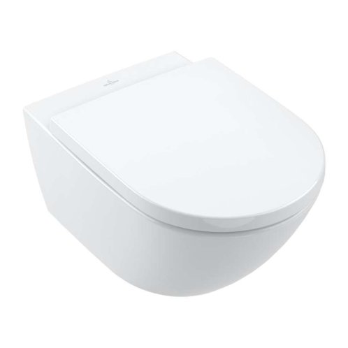 Villeroy & Boch Subway 3.0 - Závesné WC s doskou, SoftClosing, TwistFlush, CeramicPlus, alpská biela 4670TSR1