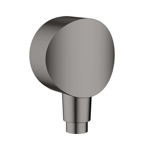 Hansgrohe Fixfit - Sprchové kolienko S so spätným ventilom, kefovaný čierny chróm 26453340