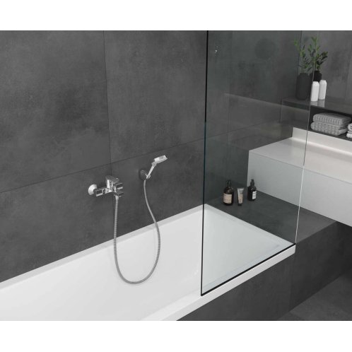 Hansgrohe Vernis Shape - Vaňová batéria, matná čierna 71450670