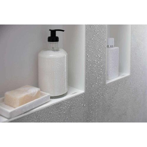 Hansgrohe XtraStoris Original - Výklenok do steny s rámom, 30x15x10 cm, matná biela 56057700