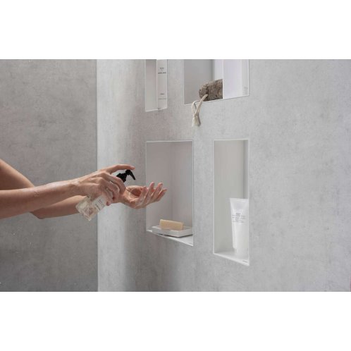 Hansgrohe XtraStoris Original - Výklenok do steny s rámom, 30x90x10 cm, matná biela 56067700