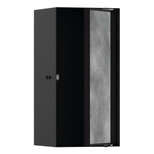 Hansgrohe XtraStoris Rock - Výklenok do steny, s dvierkami, 30x15x14 cm, matná čierna 56088670