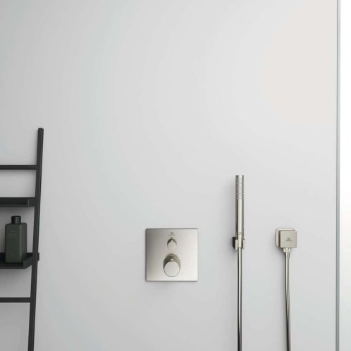 Ideal Standard CeraTherm - Termostatická sprchová batéria pod omietku, Silver Storm A6956GN