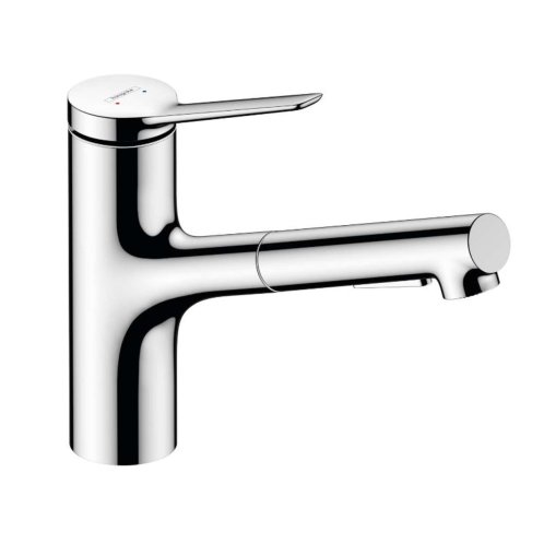 Hansgrohe Zesis M33 - Drezová batéria 150, s výsuvnou spŕškou, sBox lite, chróm 74803000