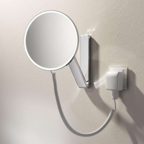 Keuco - Kozmetické nástenné zrkadlo s LED osvetlením, chróm 17612019001