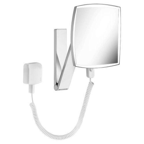 Keuco - Kozmetické nástenné zrkadlo s LED osvetlením, chróm 17613019001
