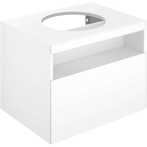 Keuco Stageline - Umývadlová skrinka, 65x55x49 cm, s výrezom na umývadlo, biela 32853300000