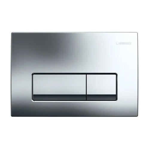 Geberit Delta50 - Ovládacie tlačidlo splachovania, lesklý chróm 115.119.21.1