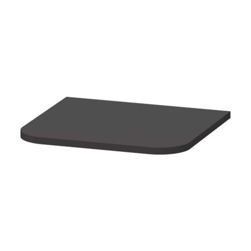Duravit Happy D.2 Plus - Krycia doska na skrinku, grafit mat HP030008080