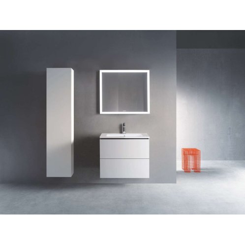 Duravit L-Cube - Vysoká skrinka, 176x40x36 cm, pánty vľavo, biela mat LC1180L1818