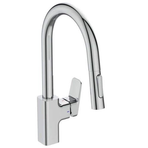 Ideal Standard CeraPlan - Drezová batéria s výsuvnou koncovkou, BlueStart, chróm BD338AA