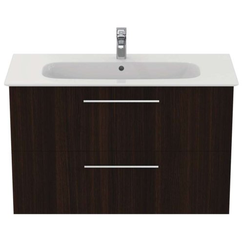 Ideal Standard i.Life A - Skrinka pod umývadlo, 100x44x63 cm, 2 zásuvky, kávový dub T5257NW