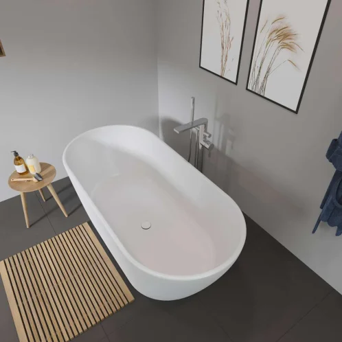 Duravit D-Neo - Vaňová batéria na podlahu, chróm DE5250000010