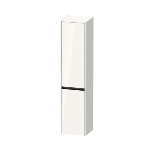 Duravit Ketho.2 - Vysoká skrinka, 176x40x36 cm, 2 dvierka, pánty vľavo, lesklá biela K21329L22220000