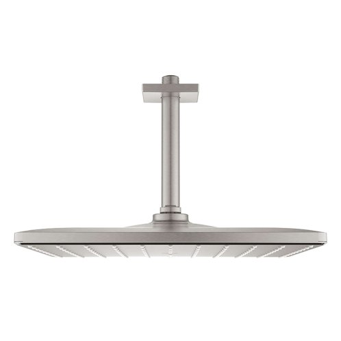 Grohe Rainshower - Hlavová sprcha 310 Mono Cube 9,5 l/min, so stropným ramenom, supersteel 26566DC0
