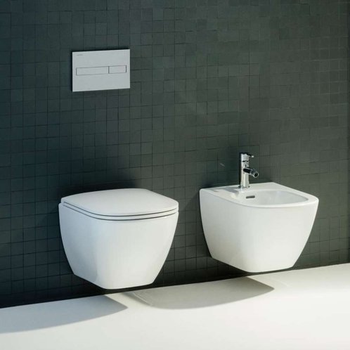 Laufen Lua - Závesné WC, Rimless, LCC, biela H8200834000001
