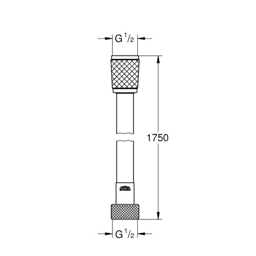 Grohe - Sprchová hadica VitalioFlex Trend 1,7 m, chróm 28742002