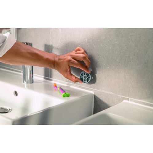 Grohe QuickFix Start - Dávkovač mydla s držiakom, sklo/supersteel 41195DC0