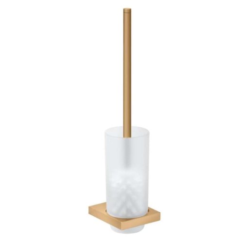 Keuco Edition 11 - WC kefa s držiakom, matné sklo/kefovaný bronz 11164039000