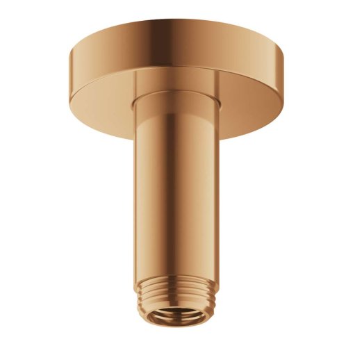 Keuco - Sprchové rameno stropné, dĺžka 10 cm, kefovaný bronz 51689030100