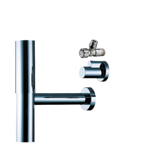 Hansgrohe - Designový sifón Flowstar s rohovými ventilmi, chróm 52120000