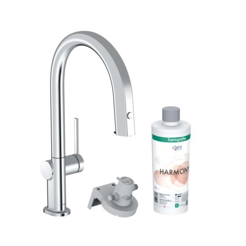 Hansgrohe Aqittura M91 - Drezová batéria s výsuvnou koncovkou a filtráciou, chróm 76801000