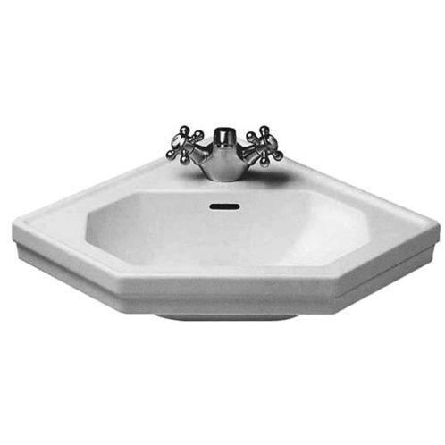 Duravit 1930 - Umývadielko s prepadom, 60x45 cm, biela 0793420000