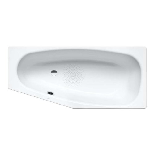 Kaldewei Advantage - Asymetrická vaňa Mini ľavá 832, 1570x 75/50 cm, antislip, Perl-Effekt, biela 224830003001
