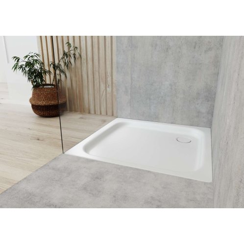 Kaldewei Ambiente - Sprchová vanička Duschplan 418-2, 100x90 cm, antislip, Perl-Effekt, s polystyrénovým nosičom, biela 431835003001