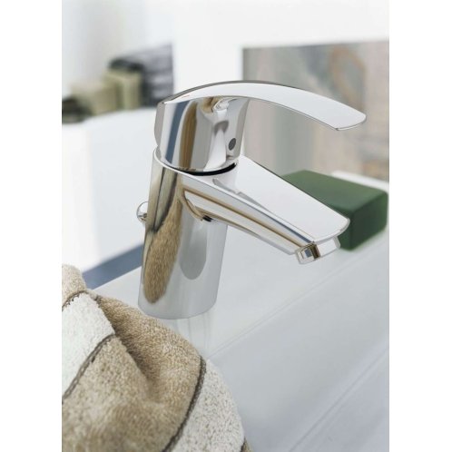 Grohe Eurosmart - Páková umývadlová batéria S, s výpustom, chróm 33265002