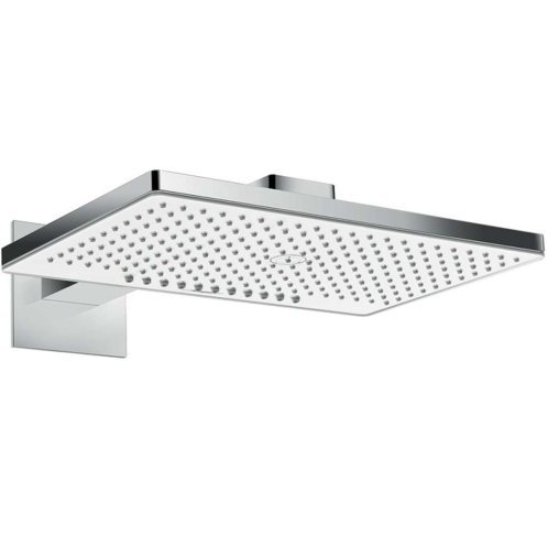 Hansgrohe Rainmaker Select - Hlavová sprcha 460, 2 prúdy, sprchové rameno 46 cm, biela/chróm 24005400